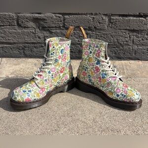 Liberty London X Dr. Martens Flower Boots